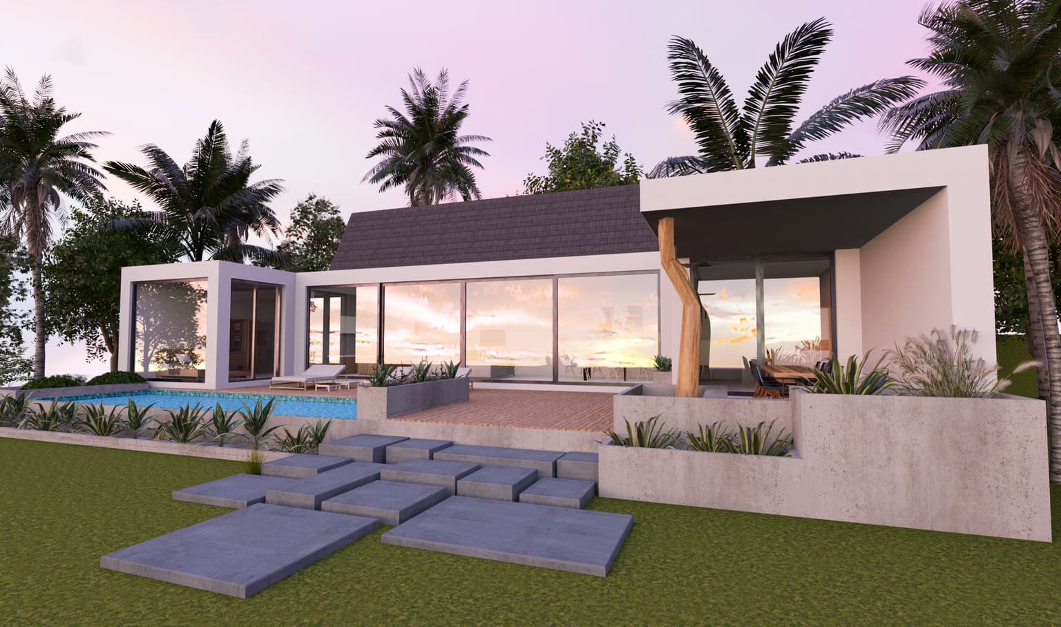 Using Decorative Stonework in Villa Gardens for a Luxurious Touch