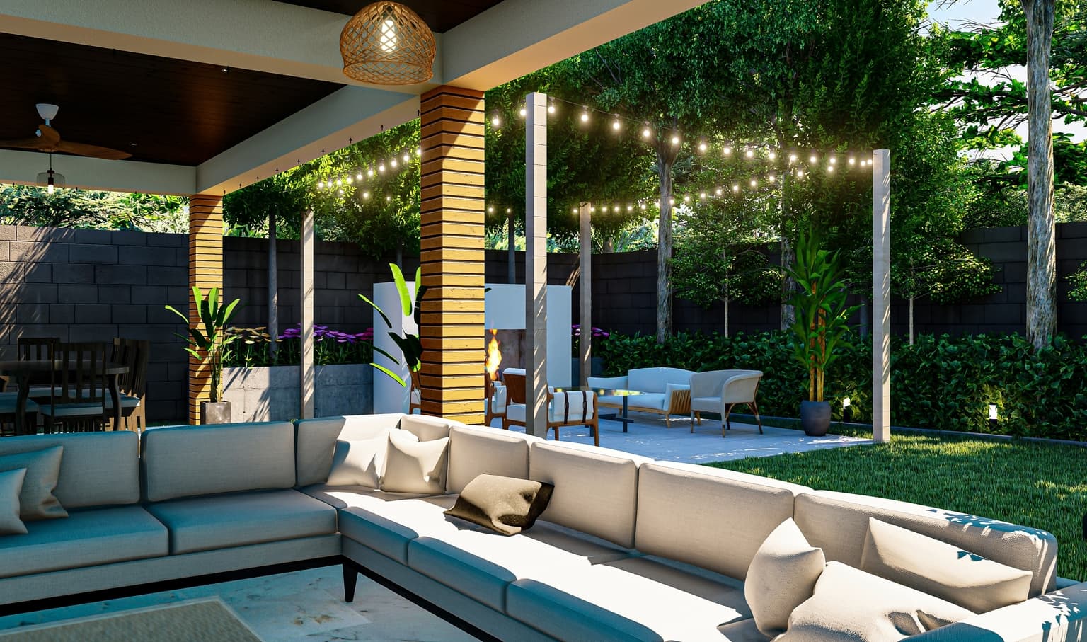 compact outdoor seating