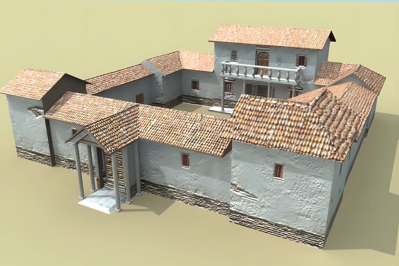 villa building stages