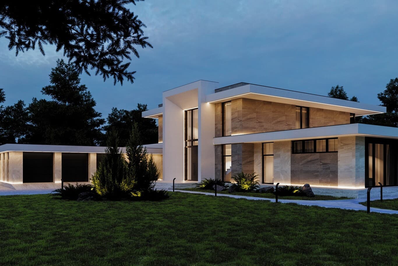 smart home integration villa construction