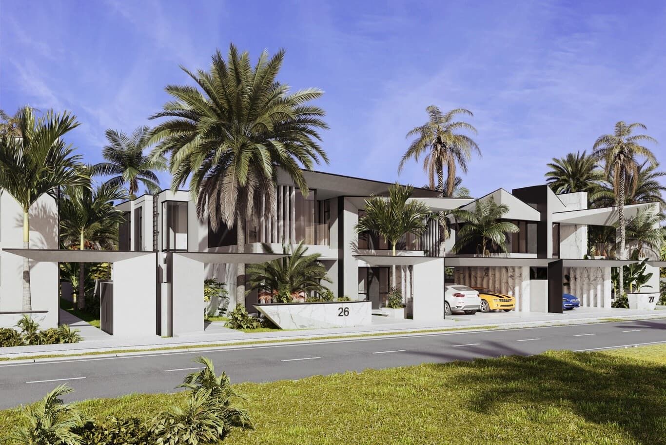 outdoor terrace Dubai villa
