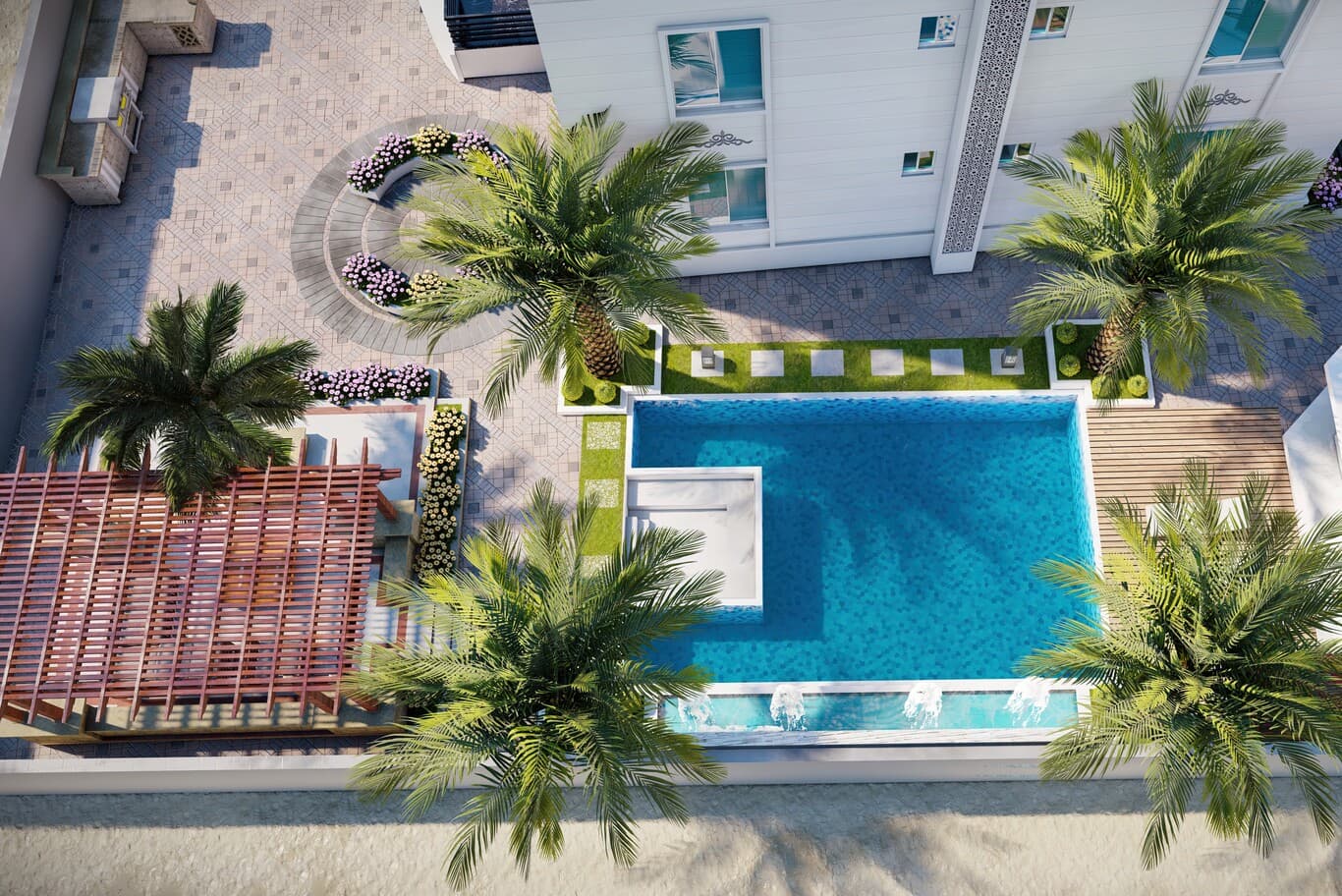 terrace design villa