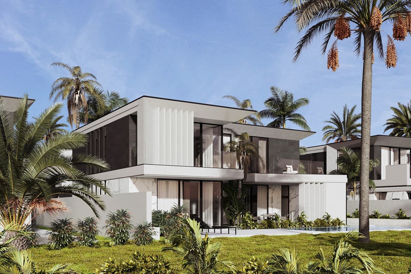 villa garden design UAE